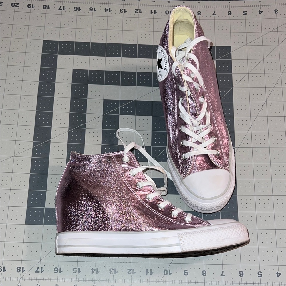 Women’s Metallic Converse Wedge